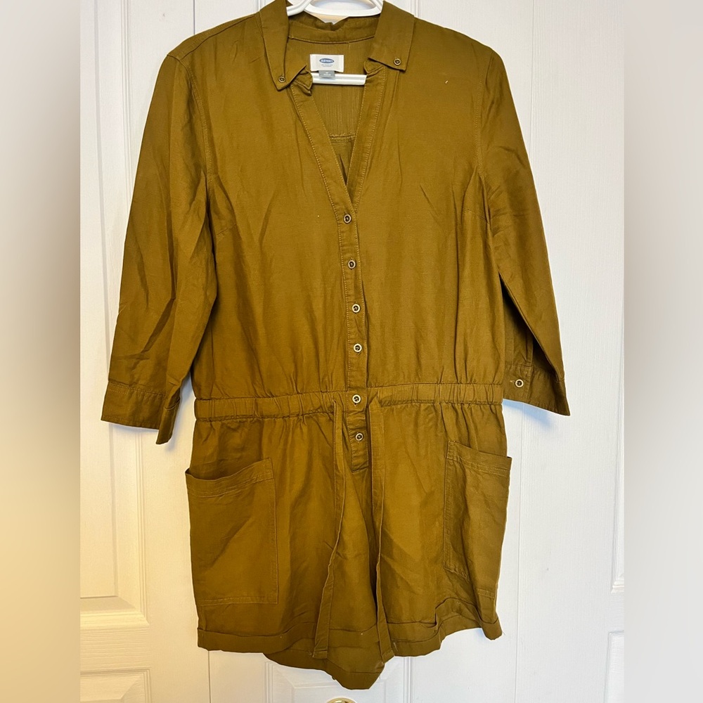 Old Navy Olive Green Romper
